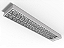 Luminária de sobrepor alto rendimento com aletas planas brancas para 2 lâmpadas 36/40/45/65W 240cm (HO). - Imagem 1