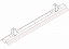 Luminária industrial de alto rendimento 45° para 2 lâmpadas T5 28/54W 120cm. - Imagem 3