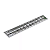 Luminária de Embutir Comercial Retangular Refletor + Aletas 66,2x18x4,8cm Alumínio Inox. - Imagem 1