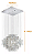 Lustre De Cristal Legítimo Austria Quadrado Transparente 10 Lâmpadas 40x40cm. - Imagem 4