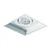Spot de Embutir Branco Fosco Sura No Frame Quadrado Mini Dicroica 9x9x7,6cm Alumínio. - Imagem 1
