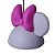 Pendente Orelhas Minnie 24x41x27cm Polietileno Branco e Rosa. - Imagem 3