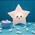 Luminária Estrela Kawaii 32,5x32,5x10cm Polietileno Branco. - Imagem 2
