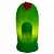 Luminária Cactus Flor Kawai 28x26x14cm Polietileno Verde e Vermelho. - Imagem 2