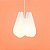 Pendente Dente 29,5x24x22,5cm Polietileno Branco. - Imagem 1