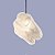 Pendente T-Rex 27x24x40cm Polietileno Branco. - Imagem 3