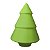 Luminária Árvore de Natal Ø30x46cm Polietileno Verde. - Imagem 1