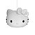 Pendente Hello Kitty 28x36x32cm Polietileno Branco e Preto. - Imagem 1