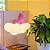 Pendente Nuvem Unicórnio 37x42,5x33cm Polietileno Branco e Rosa. - Imagem 5