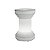 Luminária Banco Carretel Ø31x46cm Polietileno Branco. - Imagem 2