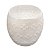 Luminária Banco Rendeiras LED 43x42x42cm Polietileno Branco. - Imagem 3
