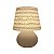 Abajur Micro Lampe Música 23x19x12cm Polietileno Branco e Preto. - Imagem 1