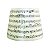 Abajur Micro Lampe Música 23x19x12cm Polietileno Branco e Preto. - Imagem 3