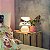 Abajur Micro Lampe Rio 23x19x12cm Polietileno Branco e Preto. - Imagem 2