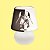 Abajur Micro Lampe Star Wars Vader Dual Ø15x20cm Polietileno Branco e Preto. - Imagem 3