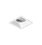 Spot de Embutir Nya Quadrado Mini Dicroica 5,7x5,7x7,7cm Alumínio Branco Fosco Microtexturizado. - Imagem 1