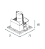 Spot de Embutir Laini Quadrado Facho Orientável Mini Dicroica 7,1x7,1x6,8cm Alumínio Branco Fosco Microtexturizado. - Imagem 2