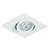Spot de Embutir Nuru Quadrado Facho Orientável Mini Dicroica 6,7x6,7x5,6cm Alumínio Branco Fosco Microtexturizado. - Imagem 1