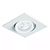 Spot de Embutir Nuru Quadrado Facho Orientável Dicroica PAR16 8,6x8,6x6,7cm Alumínio Branco Fosco Microtexturizado. - Imagem 1