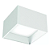Plafon de Sobrepor LED Dhari Quadrado Recuado 4000K 18,3W Bivolt 17,7x17,7x11cm Alumínio Branco Fosco. - Imagem 1