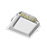 Luminária de Embutir LED Miradi Quadrado 4000K 20,6W Bivolt 8x23x23cm Alumínio e Acrílico Branco Fosco. - Imagem 3