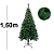 Árvore De Natal Verde Tradicional 237 Galhos 1,50cm Desmontável. - Imagem 2