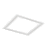 Luminária de Embutir LED com Centro Aberto Joari Quadrado 3000K 73W Bivolt 61,8x61,8x6cm Alumínio Branco Fosco. - Imagem 1