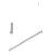 Pendente LED Jasiri Linear 3000K 36,7W Bivolt 113x4,5x3,8cm Alumínio Prata Acetinado. - Imagem 1