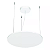 Pendente LED Eneza Redondo Luz Indireta 2700K 30,1W Bivolt Ø50cm Alumínio Branco Fosco. - Imagem 1