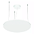 Pendente LED Eneza Redondo Luz Indireta 2700K 41,9W Bivolt Ø60cm Alumínio Branco Fosco. - Imagem 1