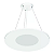 Pendente LED Eneza Redondo Luz Indireta 2700K 41,9W Bivolt Ø60cm Alumínio Branco Fosco. - Imagem 1