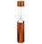 Poste Balizador LED Zio Cilíndrico Externo 5000K 8W Bivolt 100xØ15,3cm Alumínio Cobre Clássico e Acrílico. - Imagem 1