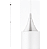Poste de Luz LED Zio Cilíndrico Externo 2700K 46,5W Bivolt 400xØ15,3cm Alumínio Branco Fosco e Acrílico. - Imagem 1