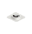 Luminária de Embutir Quadrada Face Plana 11x11x9,6cm facho orientável 1x AR70 Led Alumínio Branco fosco. - Imagem 1