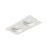 Luminária de Embutir Retangular Face Plana 13,9x7,3x7,4cm facho orientável 2x Dicróica LED base GU10 Alumínio Branco fosco. - Imagem 1