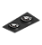 Luminária de Embutir Retangular Face Plana 21,3x11x9,6cm facho orientável 2xAR70 Led Alumínio Preto fosco. - Imagem 1