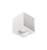 Luminária de Sobrepor Quadrada Facho orientável 9x9x9,5cm 1x Dicróica LED base GU10 Alumínio Branco fosco. - Imagem 1
