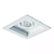 Spot de Embutir Sura Quadrado Mini Dicroica 10,5x10,5x7,4cm Alumínio Branco Fosco. - Imagem 1