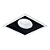 Spot de Embutir Sura Quadrado PAR30 18,3x18,3x13cm Alumínio Preto Fosco. - Imagem 1
