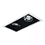 Spot de Embutir Sura Retangular Duplo AR70 26,7x14,5x9,5cm Alumínio Preto Fosco. - Imagem 1