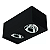 Spot de Sobrepor Sura Face Recuada Retangular Duplo AR111 14,5x32,7x16,6cm Alumínio Preto Fosco. - Imagem 1
