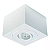 Spot de Sobrepor Sura Face Plana Quadrado Mini Dicroica 6,3x8,8x8,8cm Alumínio Branco Fosco. - Imagem 1