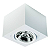 Spot de Sobrepor Sura Face Plana Quadrado AR111 12,8x16,6x16,6cm Alumínio Branco Fosco. - Imagem 1