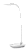 Luminária de Mesa Branca Touch Led 2W 4000K. - Imagem 1