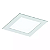 Luminária de Embutir Ideia Face Plana Quadrado 1x Bulbo Led A60 15,5x15,5x11,5cm Alumínio Branco Fosco. - Imagem 1