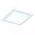 Luminária de Embutir Ideia Face Plana Quadrado 2x Bulbo Led A60 22x22x11,5cm Alumínio Branco Fosco. - Imagem 1