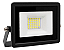 Refletor Com Sensor De Presença embutido Led 20w Fotocélula Bivolt 6500k Preto. - Imagem 3