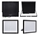 Refletor LED 1000W preto SMD 6500K branco frio IP66 bivolt. - Imagem 2