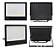 Refletor Holofote LED 200W preto SMD 3000K branco quente IP66 bivolt. - Imagem 2