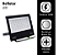 Refletor Holofote LED 200W preto SMD 6500K branco frio IP66 bivolt. - Imagem 4